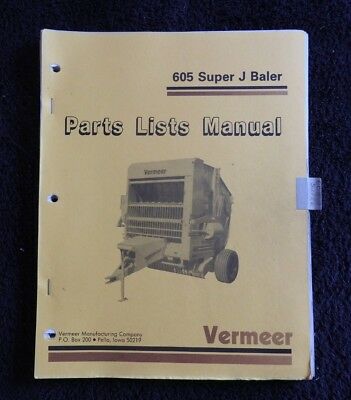 Vermeer 605f manual